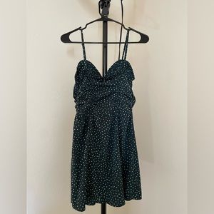 Sugarlips green polka dot mini dress